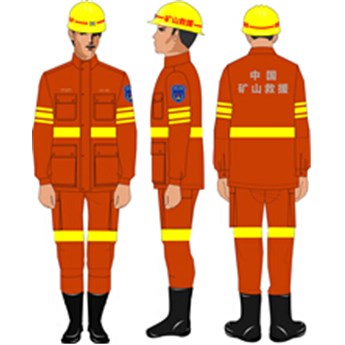 矿用服装矿山救护工作服矿山防护制服